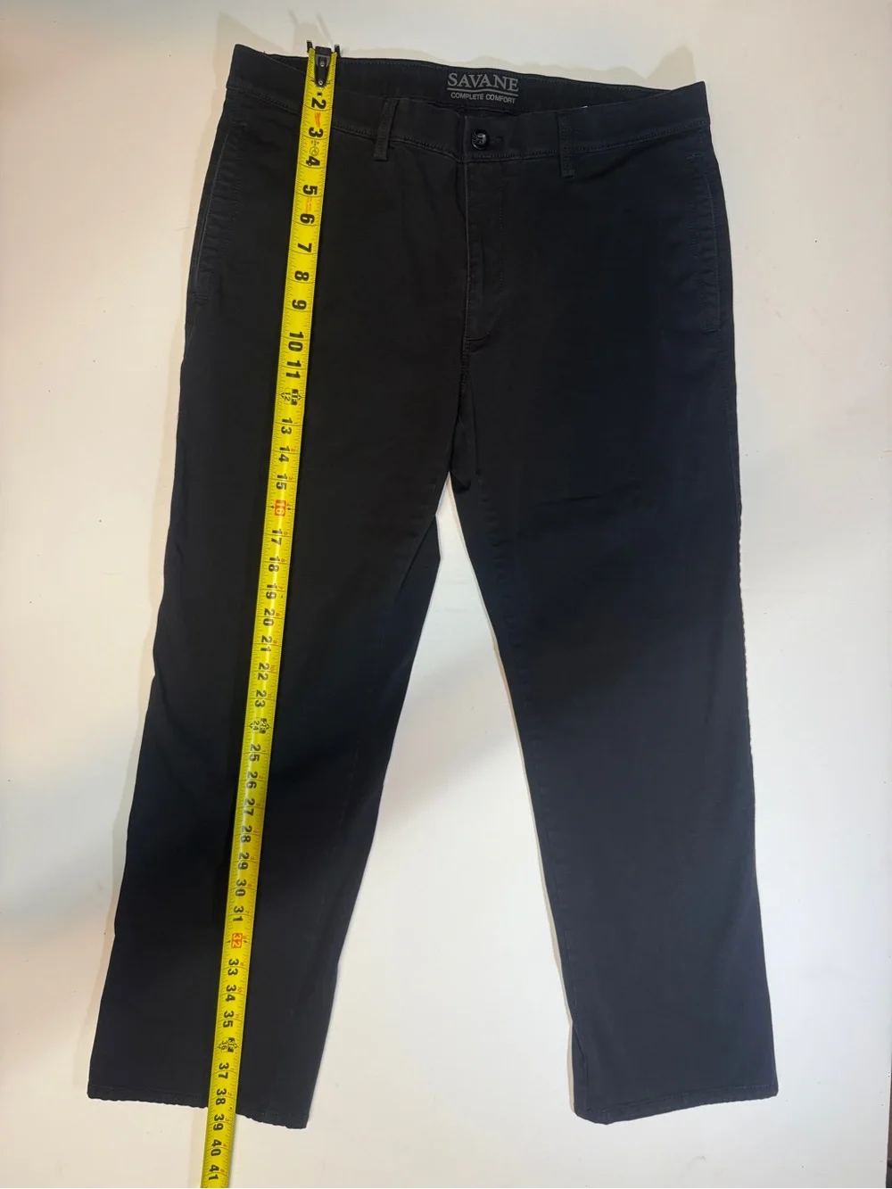Savane Men's Black Chino Pants